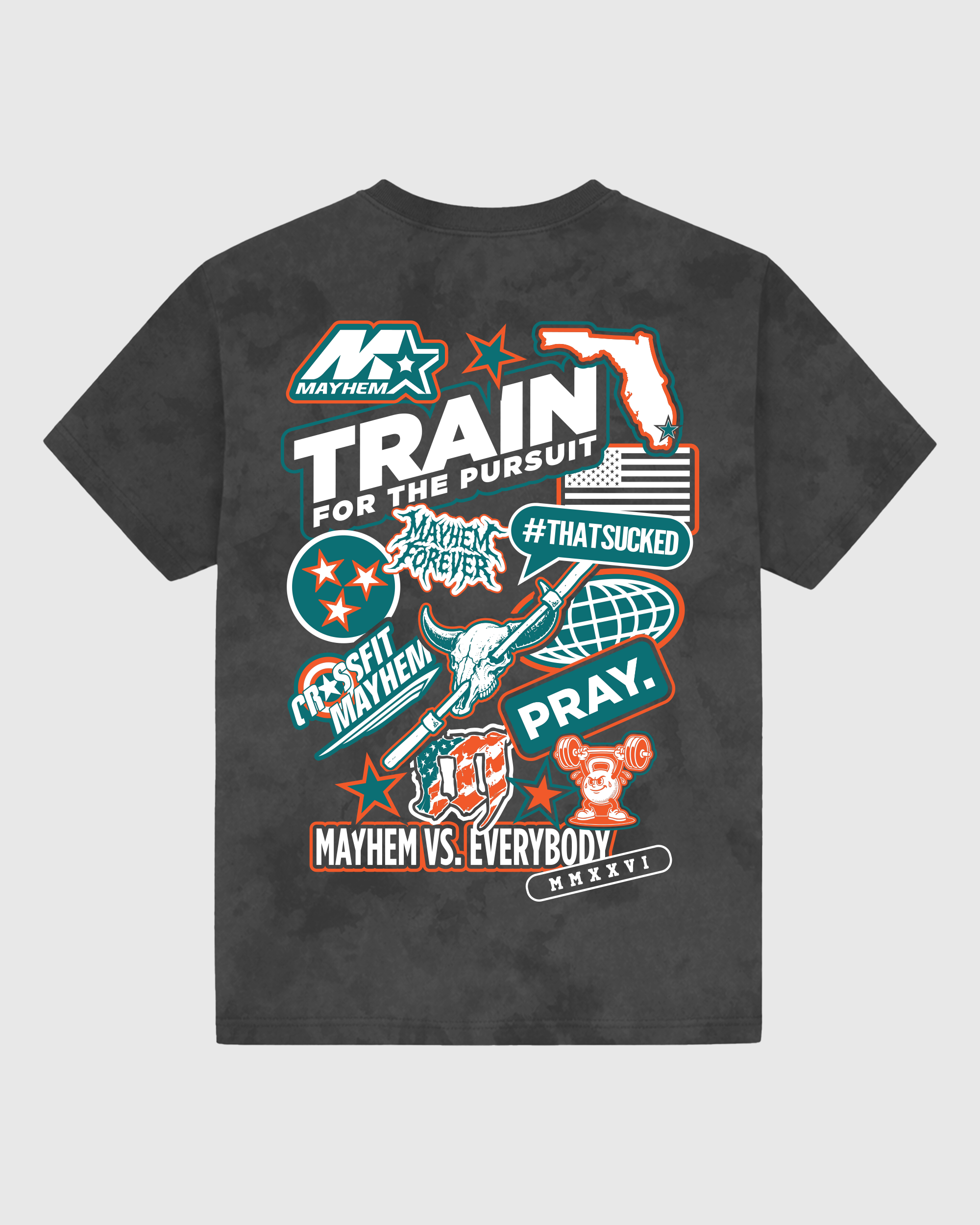 Miami M-Star Sticker T-Shirt