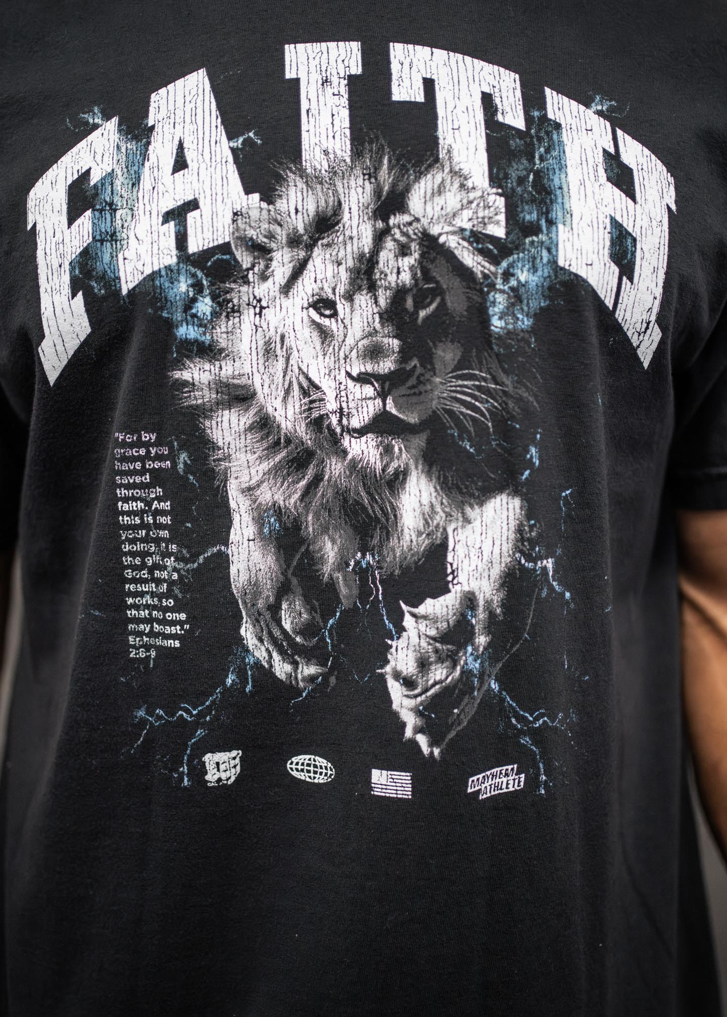 Faith Lion III Lightning T-Shirt