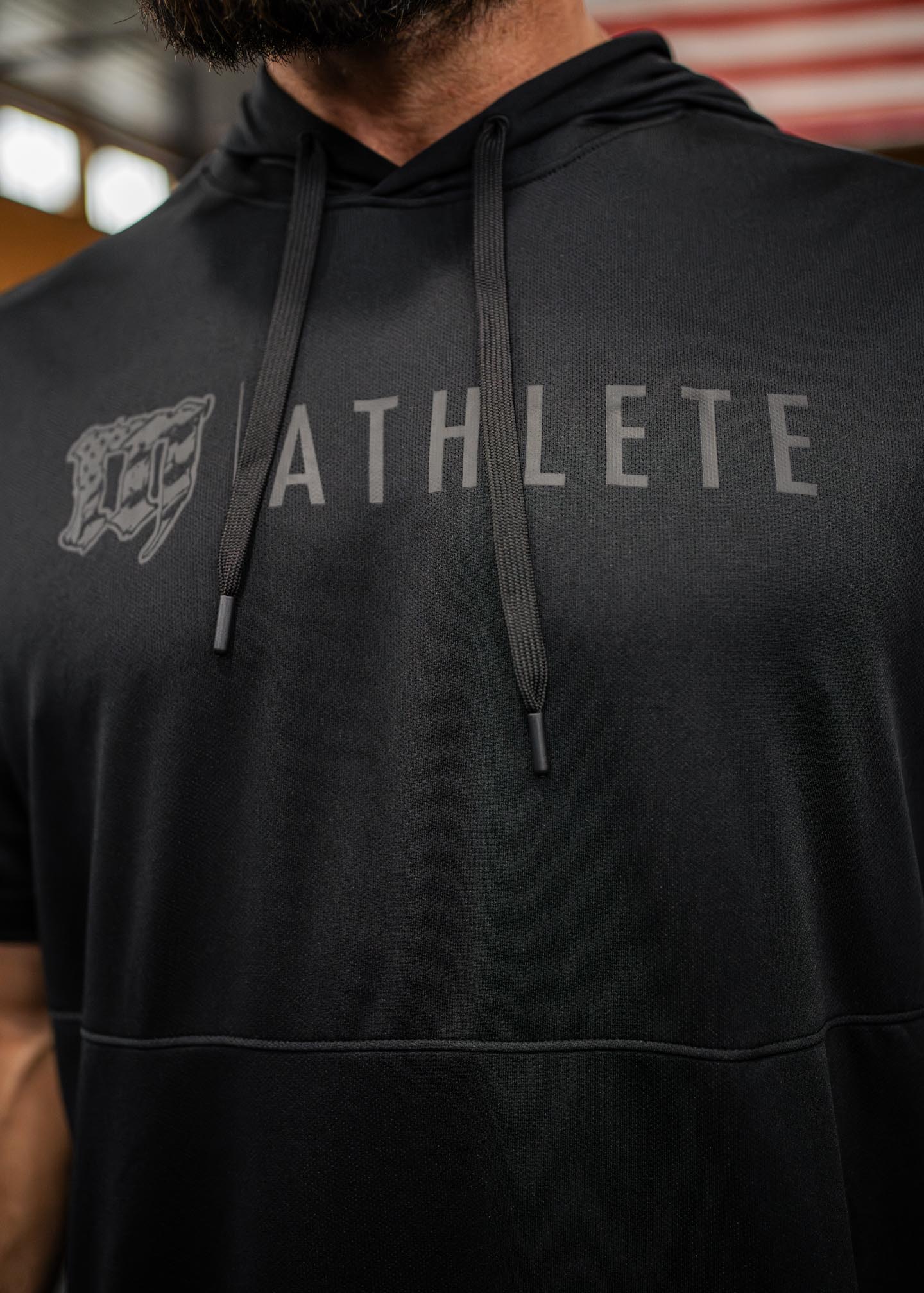 M | Athlete Performance Short Sleeve Hoodie