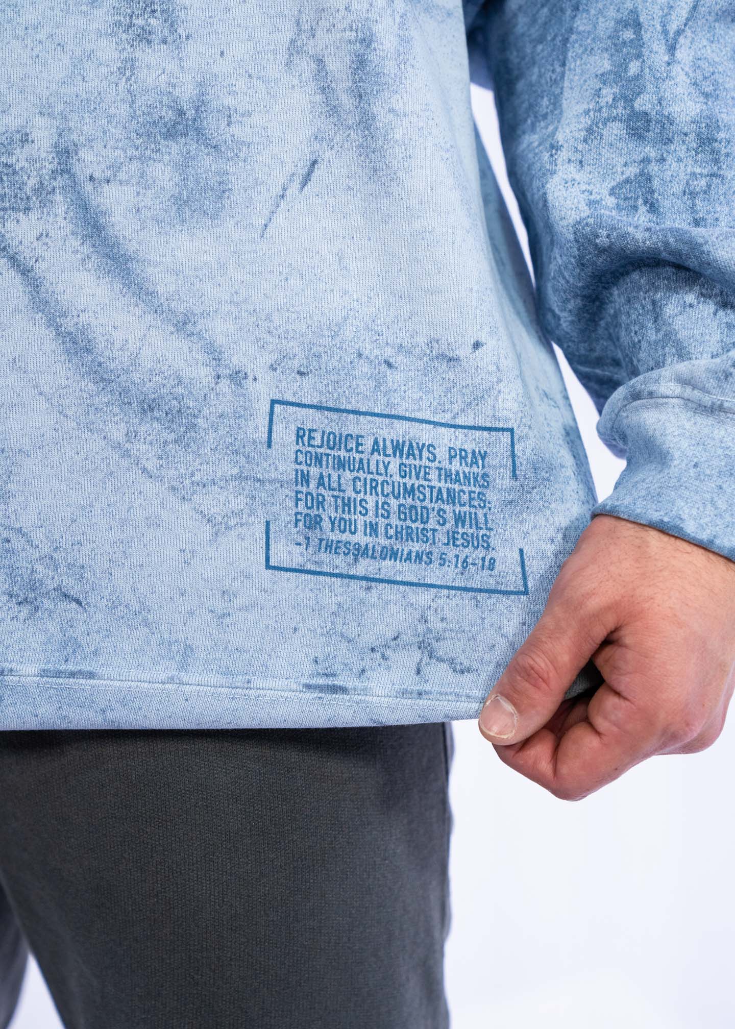 PRAY. Crewneck // Smoke