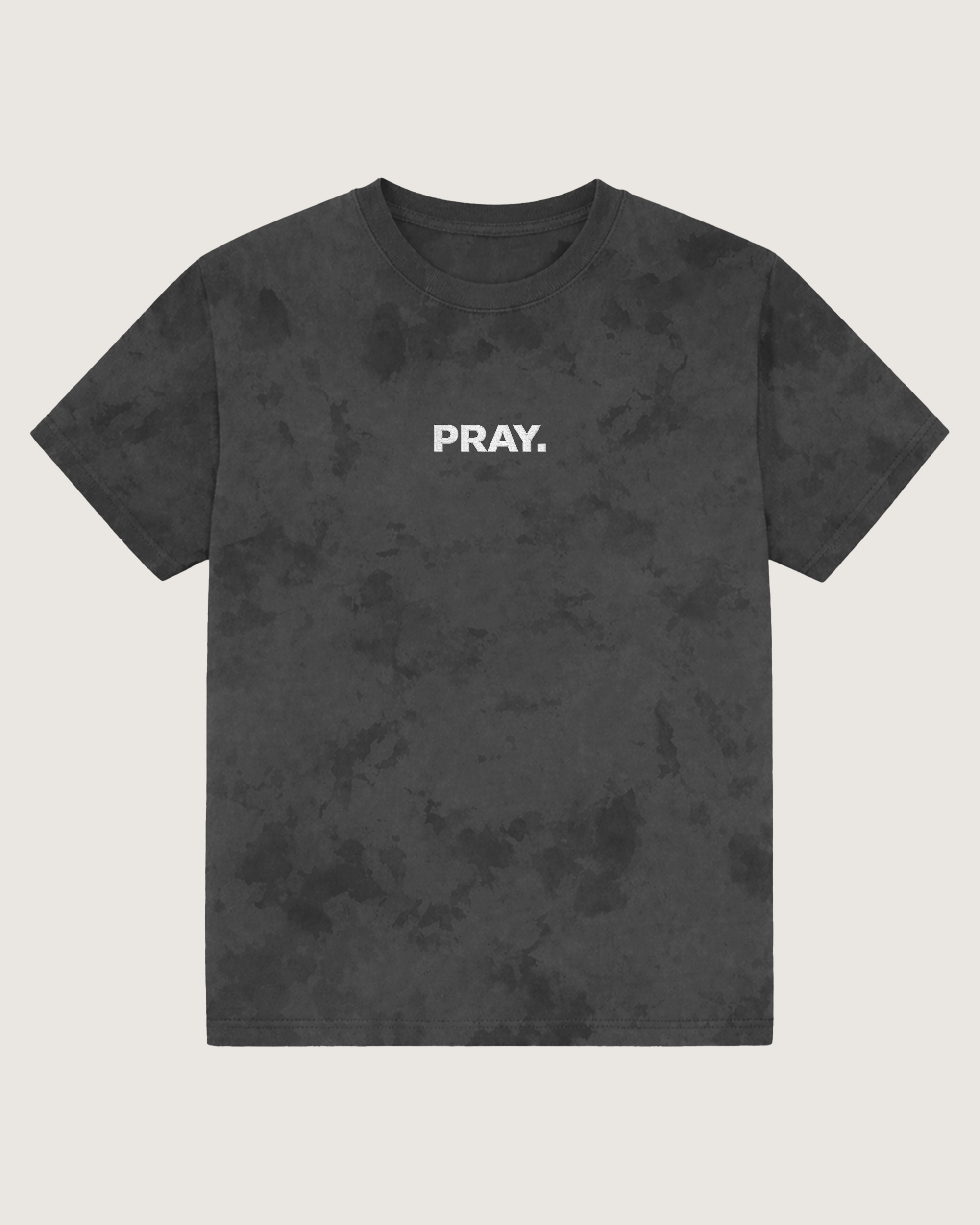 Embroidered PRAY. T-Shirt