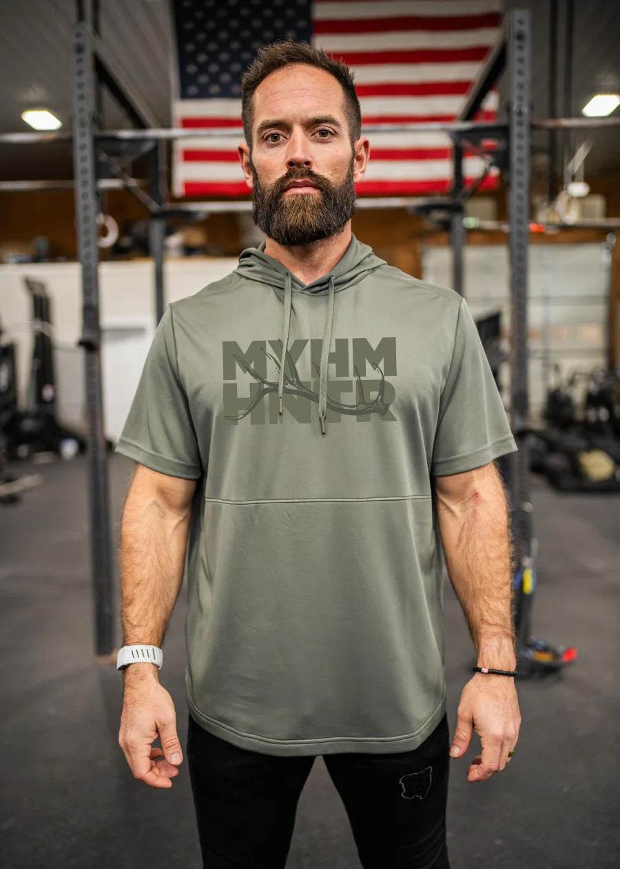 MYHM HNTR Performance Short Sleeve Hoodie